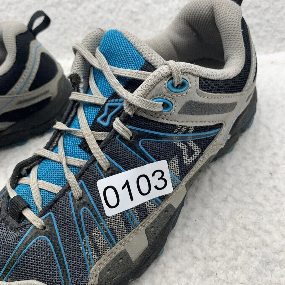 Inov-8 Cross Trainers Womens 8 Mens 6.5 Roclite 268 Trail Running Blue Gray‎